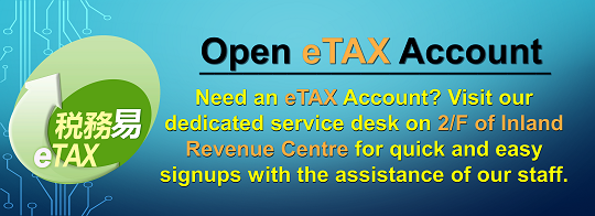 Open eTAX Account